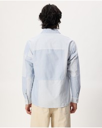 Scotch & Soda - Patchwork Relaxed-Fit Oxford Shirt