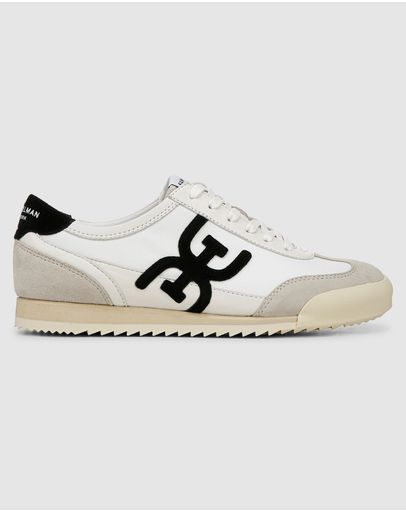 GREIGE WHITE SUEDE