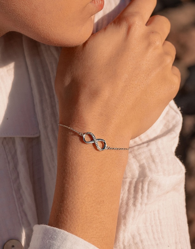 Mestige - Infinitely Yours Bracelet - Silver Plated