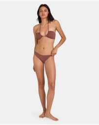 RVCA - Womens Pucker Bandeau Bikini Top