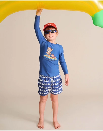 Huxbaby - Vacay Surf Hux Rashie - Babies-Kids