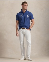 Polo Ralph Lauren - Custom Slim Fit Big Pony Mesh Polo Shirt