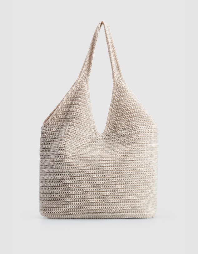 Laura Jones - Rayon Crochet Tote Bag