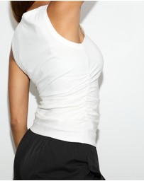 Dazie - Driftwood Cropped Tank Top
