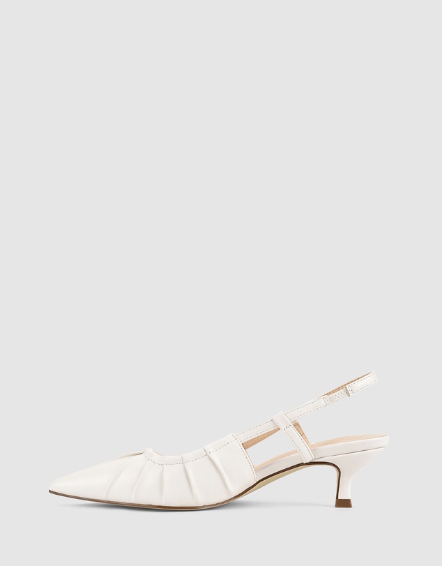 Verali - Lucius Slingback Kitten Heels