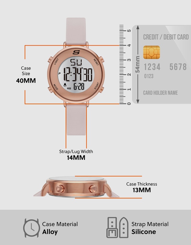 Skechers - Magnolia Pink Digital Watch