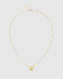 GUESS - Gold-Tone Wild Flower Necklace
