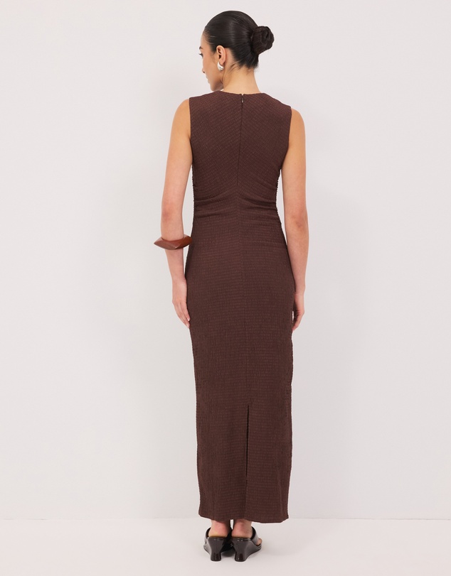 Calli - Hazel Funnel Neck Jersey Maxi Dress