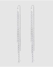 Elli Jewelry - Earring Hanger Chain Look 925 Sterling Silver