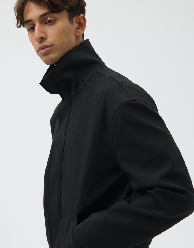 AERE - Cassian Funnel Neck Zip Jacket