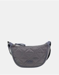 Pierre Cardin - Pierre Cardin Ladies Nylon Crescent Cross-Body Bag