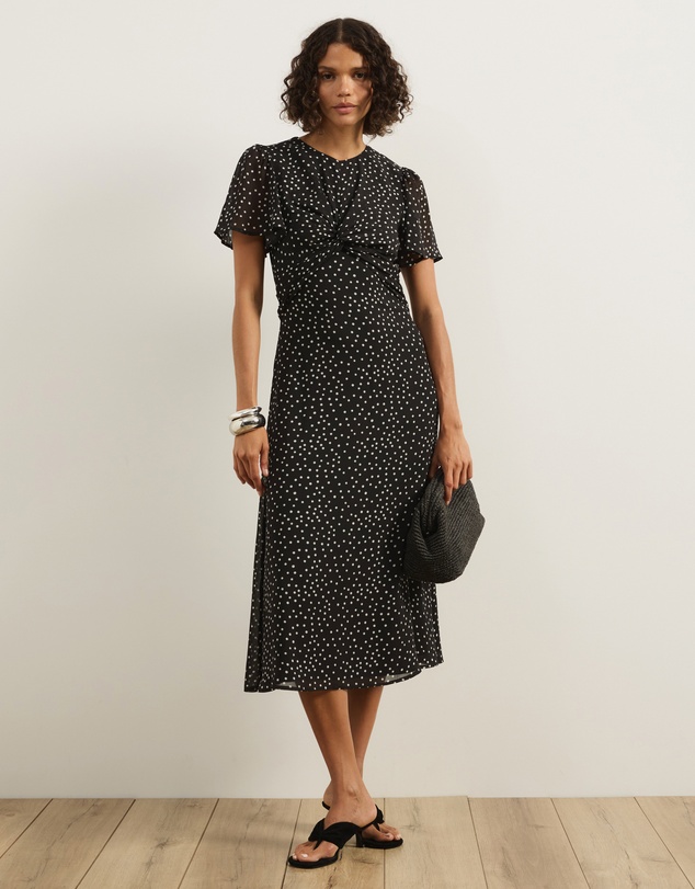Atmos&Here - Maxine Twist Front Midi Dress