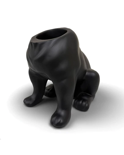 Urban Attitude - Urban Attitude Maggie Bulldog Planter - Matte Black