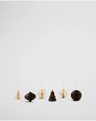 Country Road - Honeycomb Decoration Set Of 6