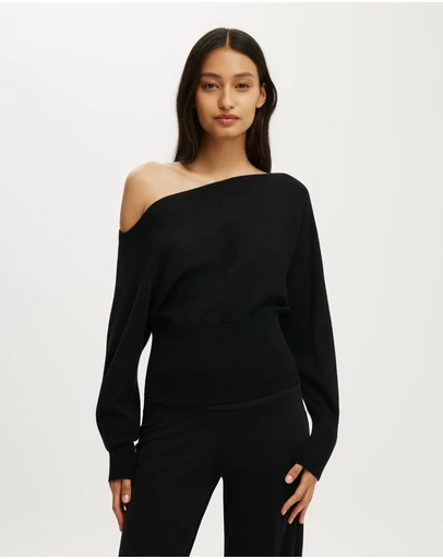 Cotton On - The Breezy Ls Batwing Knit