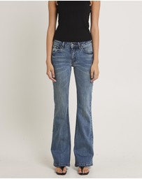 Insight - Rita Low Rise Flare Denim Jeans