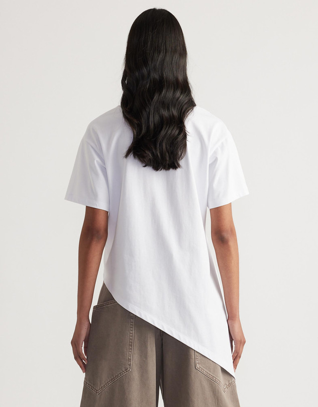 Decjuba - Kirsten Asymmetric Hem Tee