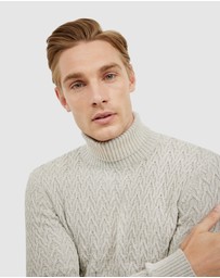 Politix - Textured Roll Neck Knit