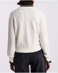 David Lawrence - Natalie Cable Knit Cardigan