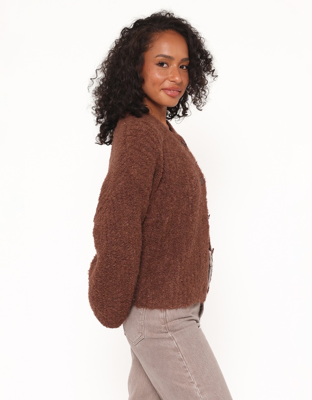 Petal & Pup - Albertine Cardigan - Chocolate