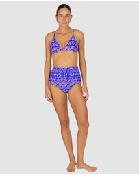 Baku Swimwear - Morocco Longline Fixed Triangle Bikini Bra Top