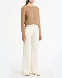 Carla Zampatti - Praline Brushed Knit Cardigan