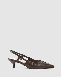 Verali - Lucius Slingback Kitten Heels
