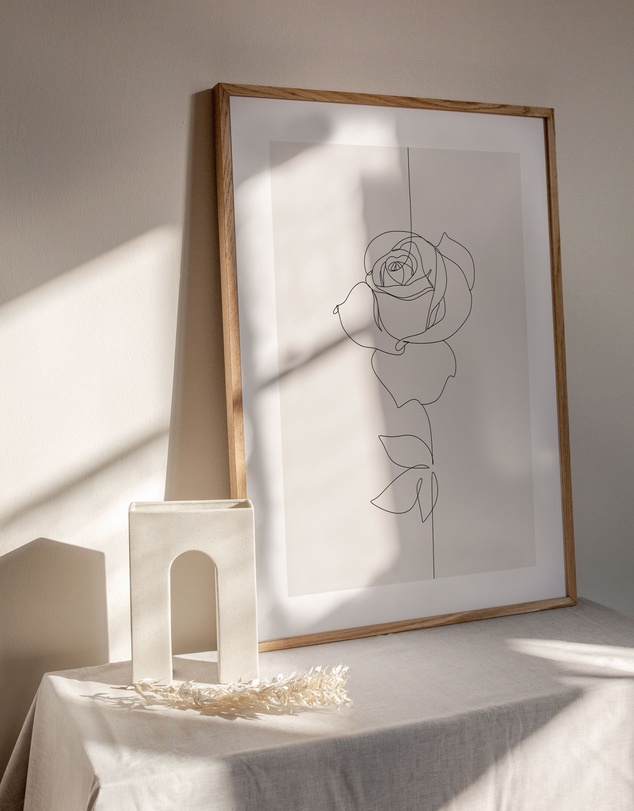 Olive et Oriel - Line Figure IV Art Print