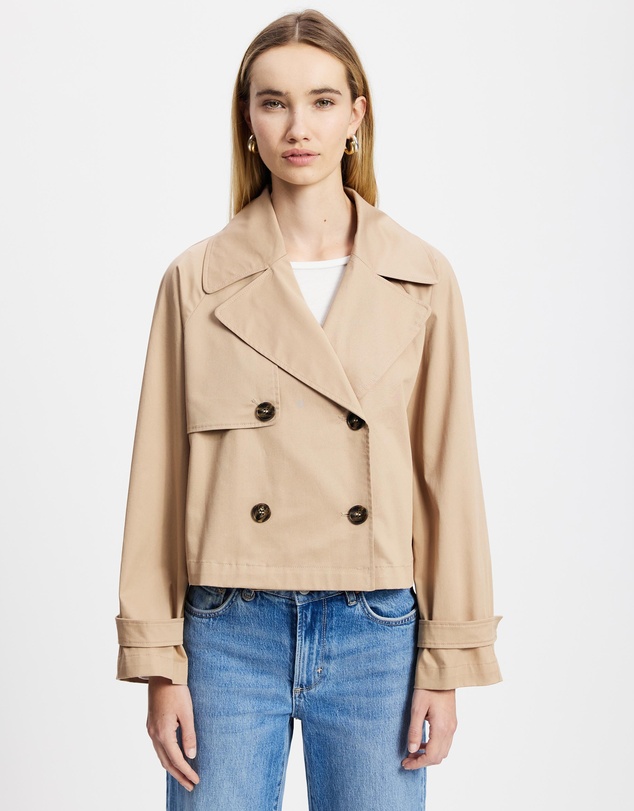 Emme - Afelio Cropped Trench