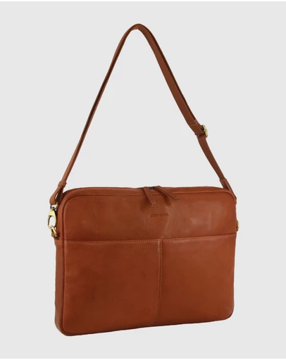 Pierre Cardin - Italian Leather Laptop Business Bag