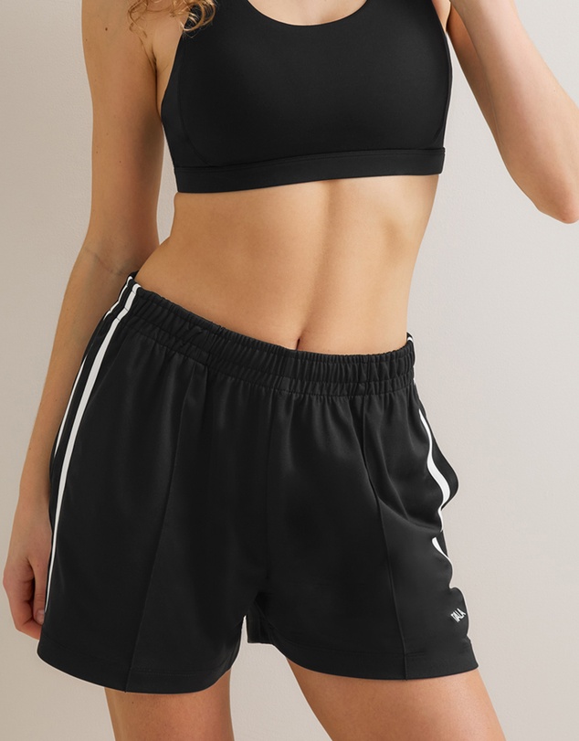 TALA - Stripe Boyfriend Sweat Shorts