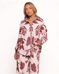 Petal & Pup - Karva Top - Leaf Print