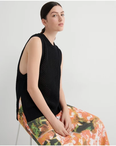Kowtow - Pointelle Vest