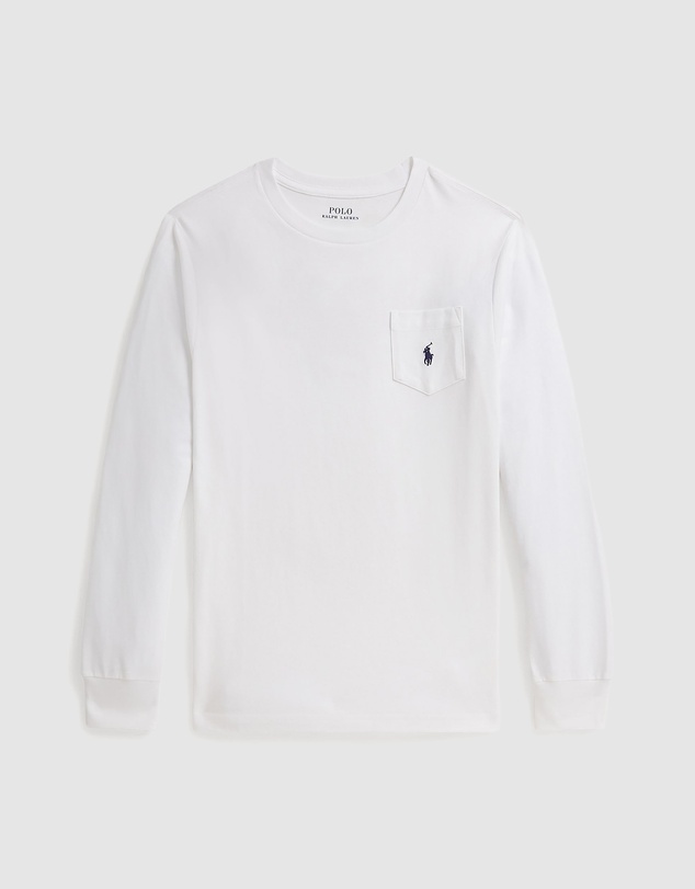Polo Ralph Lauren - Triple-Pony Cotton Long-Sleeve Tee - Teens