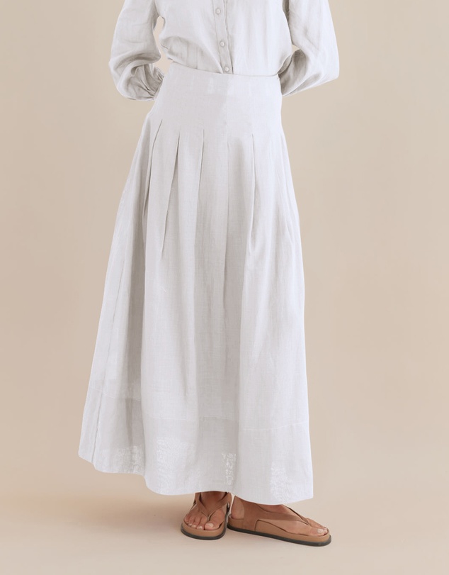 Amelius - Helene Ramie Draped Skirt