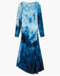 Desigual - Long Sleeve ocean print Dress