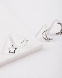 Lovisa - Sterling Silver Celestial Earring Pack