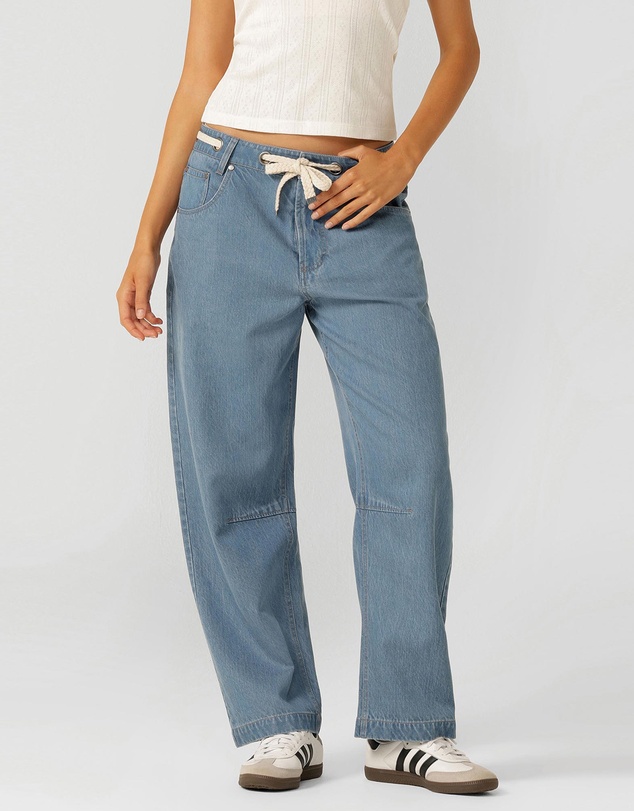 Lorna Jane - Off Duty Vintage Wash Denim Pants