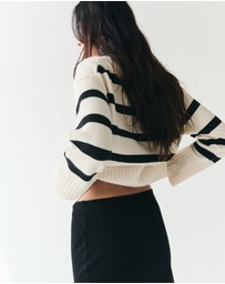 M.N.G - Knit Striped Sweater