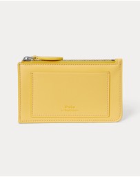 Polo Ralph Lauren - Polo Bear Leather Zip Card Case