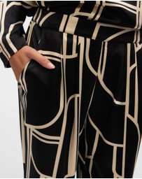 Vero Moda - Hadley Printed Wide-Leg Pants