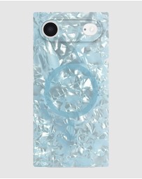 Flaunt - Flaunt Square Icy Blue Pearl MagSafe Case for iPhone 17 Air