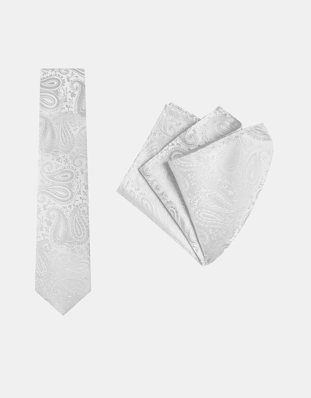Buckle - Paisley Tie & Pocket Square Set