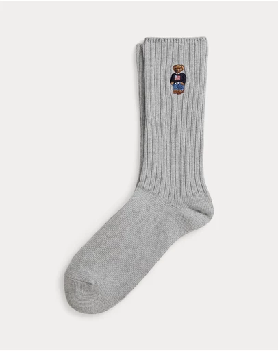Polo Ralph Lauren - Polo Bear Cotton-Blend Crew Socks