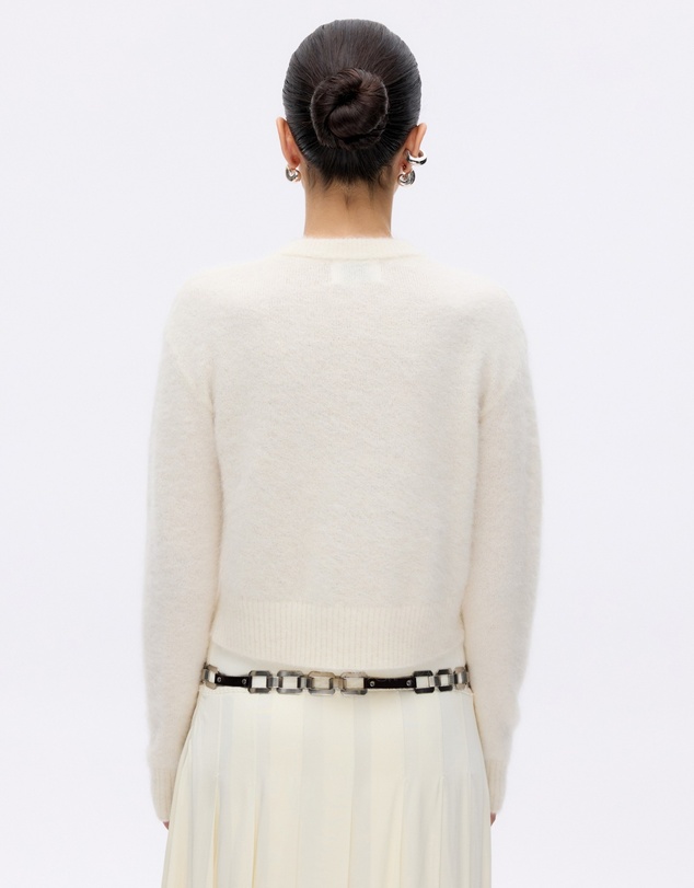 Revibe - Repaired Minima Esenciales Halen Alpaca Wool Blend Cardigan - AU 6