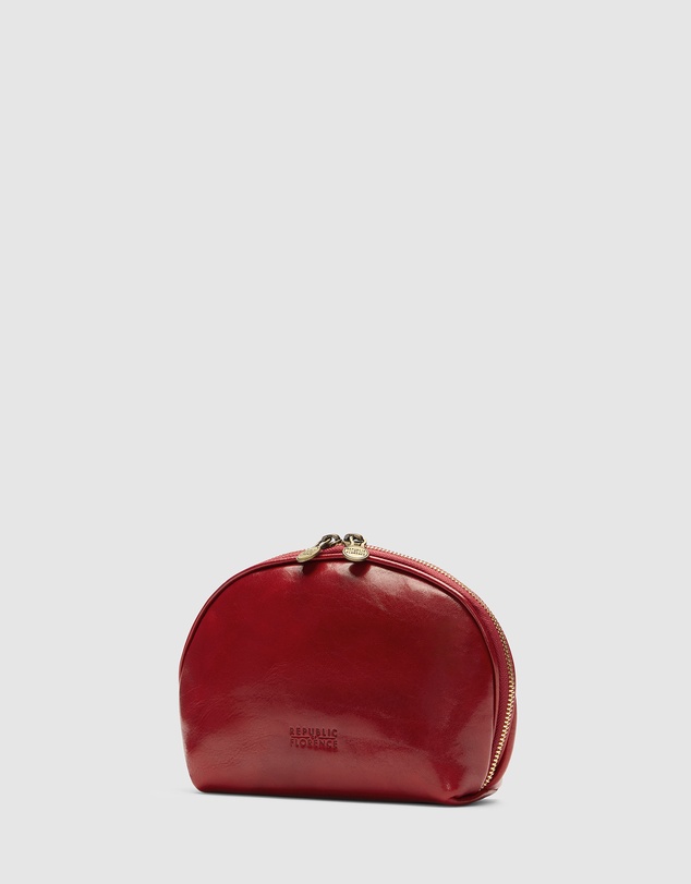 Republic of Florence - Porter Red Leather Pouch
