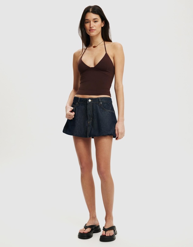 Cotton On - Bubble Denim Skirt