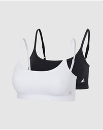 adidas Sportswear - 2 Pack Active Modal Comfort Wirefree Bralette With Cotton