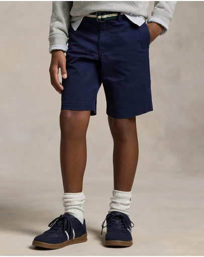 Polo Ralph Lauren - Skinny Fit Flex Abrasion Twill Shorts - Teen