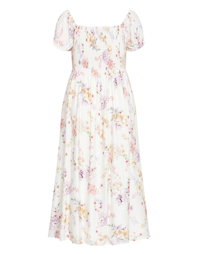 City Chic - Abbigail Floral Print Maxi Dress